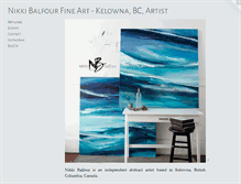 Tablet Screenshot of nikkibalfour.com